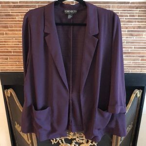 Forever 21 Purple Blazer